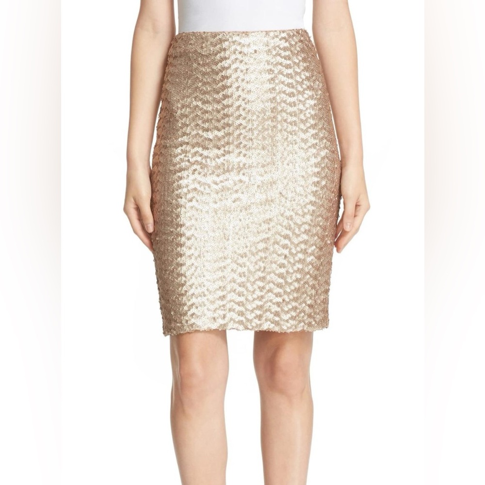 Gold Sequins Skirt